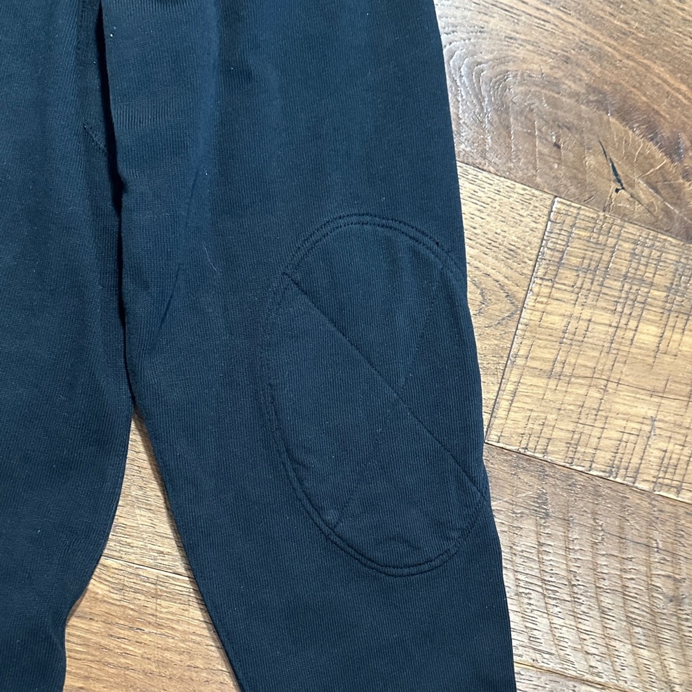 J. Crew Black Half Zip Rugby Pull Over 100% Cotton - Picture 6 of 9
